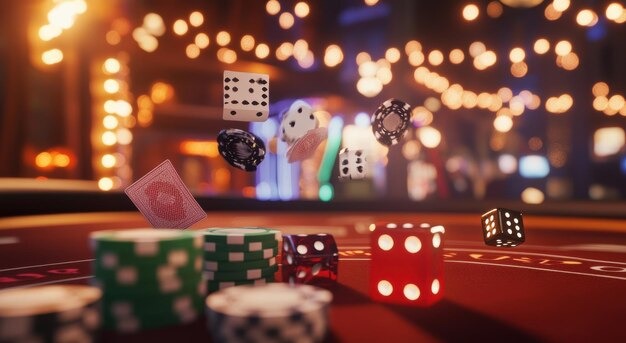 Qiu Qiu table layout showing player positions and dealer on alexistogel kilat